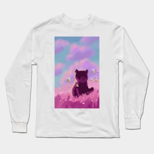 Cute digital art of teddy bear Long Sleeve T-Shirt